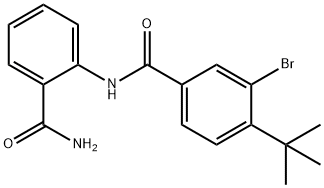 N-[2-(aminocarbonyl)phenyl]-3-bromo-4-tert-butylbenzamide|