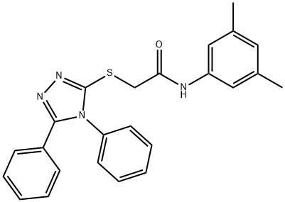 502574-52-9 N-(3,5-dimethylphenyl)-2-[(4,5-diphenyl-4H-1,2,4-triazol-3-yl)sulfanyl]acetamide