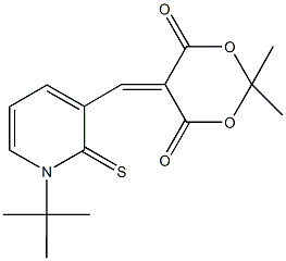503426-71-9 5-[(1-tert-butyl-2-thioxo-1,2-dihydro-3-pyridinyl)methylene]-2,2-dimethyl-1,3-dioxane-4,6-dione