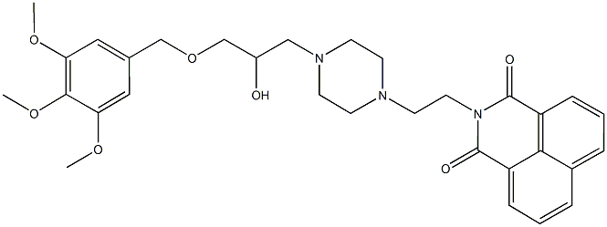 503429-81-0 2-[2-(4-{2-hydroxy-3-[(3,4,5-trimethoxybenzyl)oxy]propyl}-1-piperazinyl)ethyl]-1H-benzo[de]isoquinoline-1,3(2H)-dione