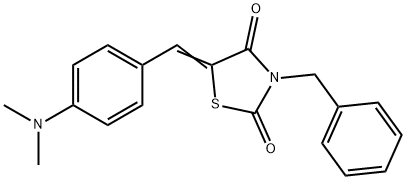 50616-71-2 3-benzyl-5-[4-(dimethylamino)benzylidene]-1,3-thiazolidine-2,4-dione