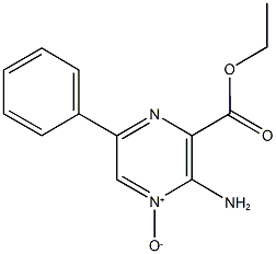 ethyl 3-amino-6-phenylpyrazine-2-carboxylate 4-oxide Structure
