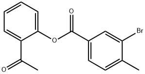2-acetylphenyl 3-bromo-4-methylbenzoate 结构式