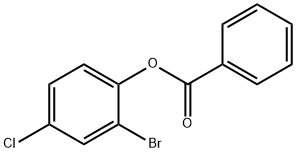 2-bromo-4-chlorophenyl benzoate Structure