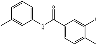3-iodo-4-methyl-N-(3-methylphenyl)benzamide Structure