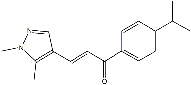 512814-31-2 3-(1,5-dimethyl-1H-pyrazol-4-yl)-1-(4-isopropylphenyl)-2-propen-1-one