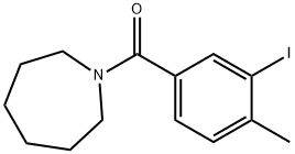 1-(3-iodo-4-methylbenzoyl)azepane Struktur
