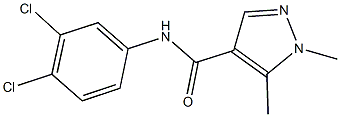 514816-11-6 N-(3,4-dichlorophenyl)-1,5-dimethyl-1H-pyrazole-4-carboxamide