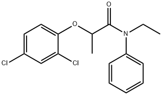 2-(2,4-dichlorophenoxy)-N-ethyl-N-phenylpropanamide 结构式