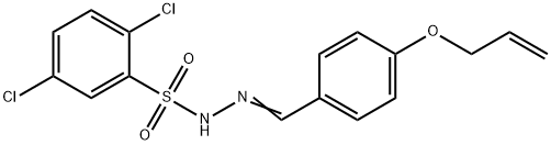 N'-[4-(allyloxy)benzylidene]-2,5-dichlorobenzenesulfonohydrazide Structure