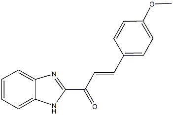 1-(1H-benzimidazol-2-yl)-3-(4-methoxyphenyl)-2-propen-1-one Structure