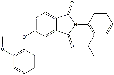 516467-67-7 2-(2-ethylphenyl)-5-(2-methoxyphenoxy)-1H-isoindole-1,3(2H)-dione