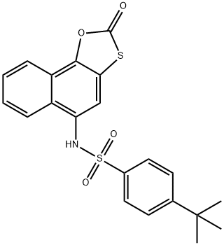 4-tert-butyl-N-(2-oxonaphtho[2,1-d][1,3]oxathiol-5-yl)benzenesulfonamide|