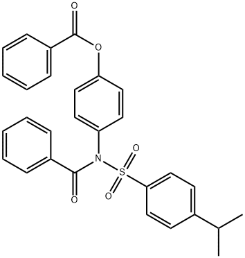 518321-52-3 4-{benzoyl[(4-isopropylphenyl)sulfonyl]amino}phenyl benzoate