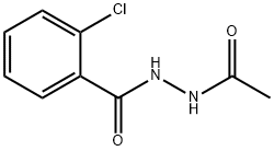 N'-acetyl-2-chlorobenzohydrazide Struktur