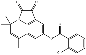 524056-06-2 4,4,6-trimethyl-1,2-dioxo-1,2-dihydro-4H-pyrrolo[3,2,1-ij]quinolin-8-yl 2-chlorobenzoate