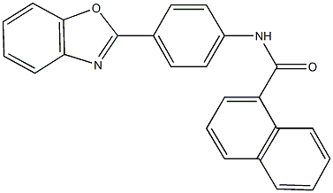 5302-53-4 N-[4-(1,3-benzoxazol-2-yl)phenyl]naphthalene-1-carboxamide