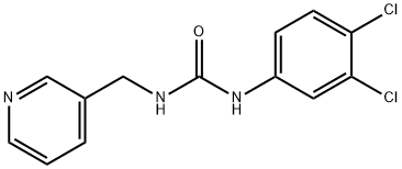 N-(3,4-dichlorophenyl)-N'-(3-pyridinylmethyl)urea Structure
