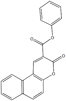 phenyl 3-oxo-3H-benzo[f]chromene-2-carboxylate 结构式