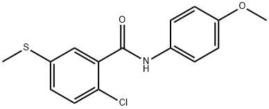 540515-06-8 2-chloro-N-(4-methoxyphenyl)-5-(methylsulfanyl)benzamide