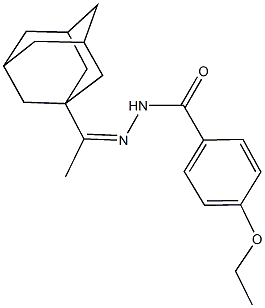N'-[1-(1-adamantyl)ethylidene]-4-ethoxybenzohydrazide Structure