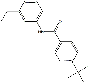 4-tert-butyl-N-(3-ethylphenyl)benzamide Struktur