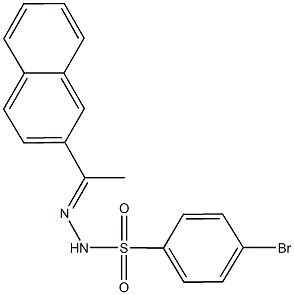 544670-43-1 4-bromo-N'-[1-(2-naphthyl)ethylidene]benzenesulfonohydrazide