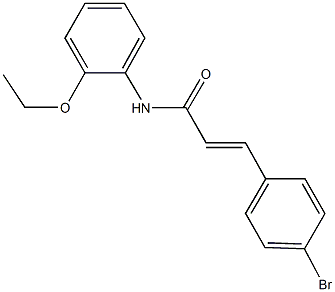 546076-76-0 3-(4-bromophenyl)-N-(2-ethoxyphenyl)acrylamide