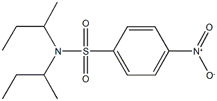 N,N-di(sec-butyl)-4-nitrobenzenesulfonamide Structure