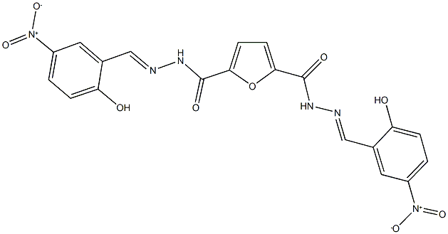 547730-63-2 N'~2~,N'~5~-bis{2-hydroxy-5-nitrobenzylidene}-2,5-furandicarbohydrazide