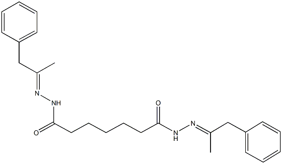 N'~1~,N'~7~-bis(1-methyl-2-phenylethylidene)heptanedihydrazide,547760-85-0,结构式