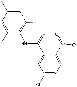 5-chloro-2-nitro-N-mesitylbenzamide Structure