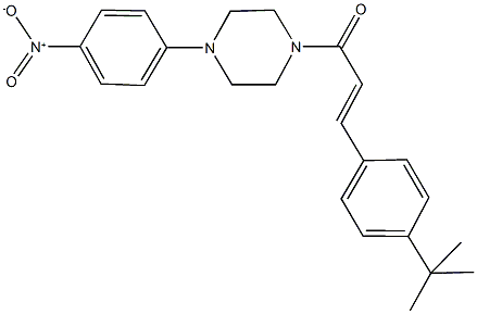 1-[3-(4-tert-butylphenyl)acryloyl]-4-{4-nitrophenyl}piperazine|