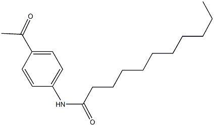 N-(4-acetylphenyl)undecanamide Struktur
