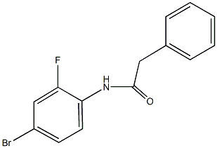 N-(4-bromo-2-fluorophenyl)-2-phenylacetamide Structure