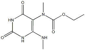 ethyl methyl[6-(methylamino)-2,4-dioxo-1,2,3,4-tetrahydropyrimidin-5-yl]carbamate