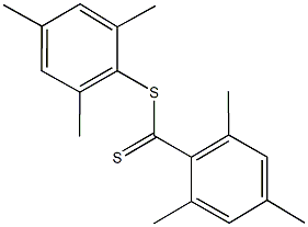 mesityl 2,4,6-trimethylbenzenecarbodithioate 结构式