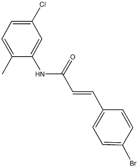560100-17-6 3-(4-bromophenyl)-N-(5-chloro-2-methylphenyl)acrylamide