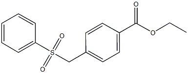56571-79-0 ethyl 4-[(phenylsulfonyl)methyl]benzoate