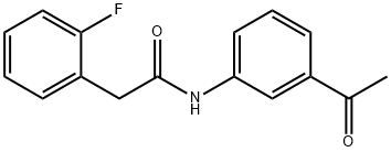 N-(3-acetylphenyl)-2-(2-fluorophenyl)acetamide