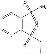 2-(ethylsulfonyl)-3-pyridinesulfonamide Struktur