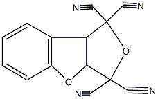 3a,8b-dihydrofuro[3,4-b][1]benzofuran-1,1,3,3-tetracarbonitrile 结构式