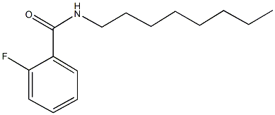 2-fluoro-N-octylbenzamide Structure