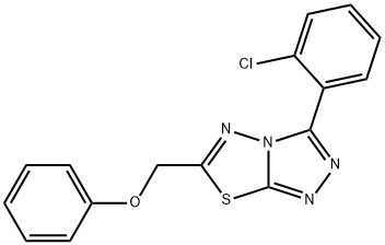 [3-(2-chlorophenyl)[1,2,4]triazolo[3,4-b][1,3,4]thiadiazol-6-yl]methyl phenyl ether