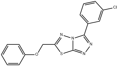 578732-57-7 [3-(3-chlorophenyl)[1,2,4]triazolo[3,4-b][1,3,4]thiadiazol-6-yl]methyl phenyl ether