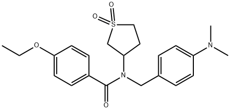 N-[4-(dimethylamino)benzyl]-N-(1,1-dioxidotetrahydro-3-thienyl)-4-ethoxybenzamide|