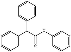 phenyl diphenylacetate Structure