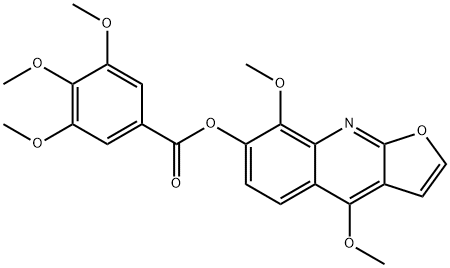 Haplopine, derivative of Structure