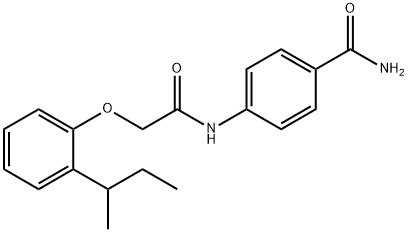 587842-75-9 4-{[(2-sec-butylphenoxy)acetyl]amino}benzamide