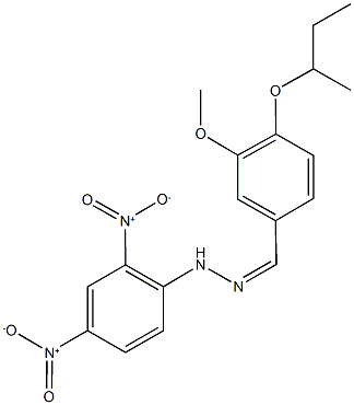 4-sec-butoxy-3-methoxybenzaldehyde {2,4-dinitrophenyl}hydrazone|